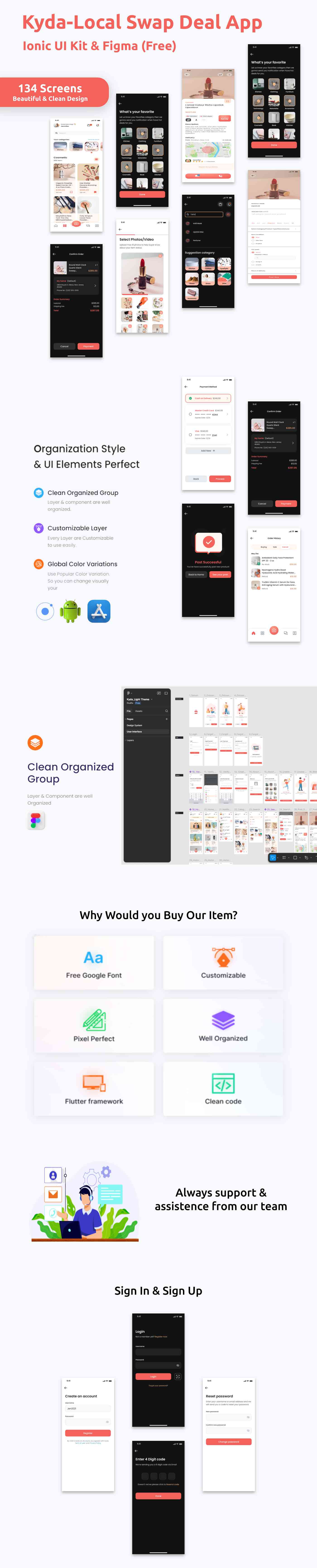 Kyda ANDROID + IOS + FIGMA | UI Kit | Ionic | Life Time Update | Local Swap Deal App - 2