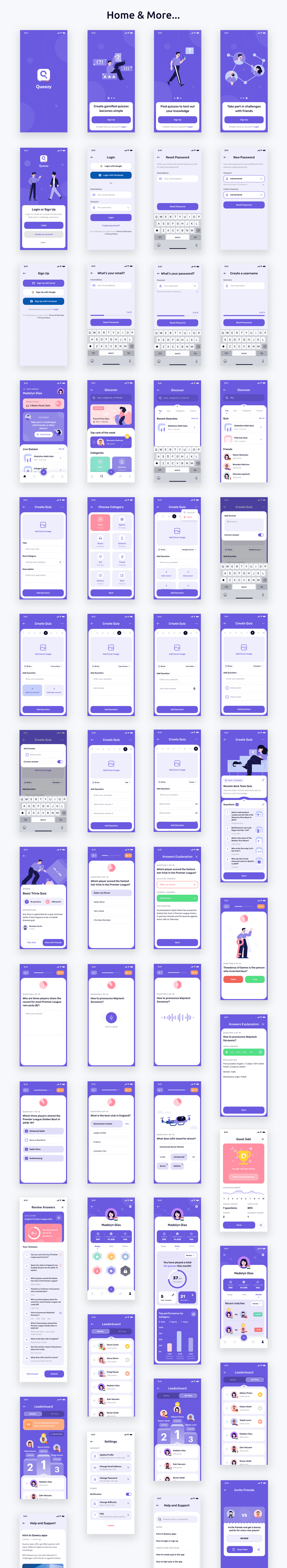 Quiz | ANDROID + IOS + FIGMA (FREE) | UI Kit | Ionic | Online  Quiz Game - 2
